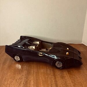 Vintage 1984 Kenner DC Comics Batman Batmobile Vehicle Toy Car Damaged Kidcore